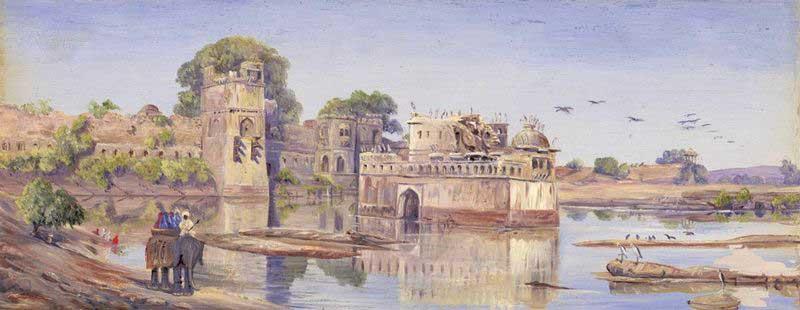 Marianne North Rajput Forts France oil painting art